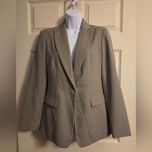Calvin Klein Women's Classic Gray Suit Jacket Size 4
